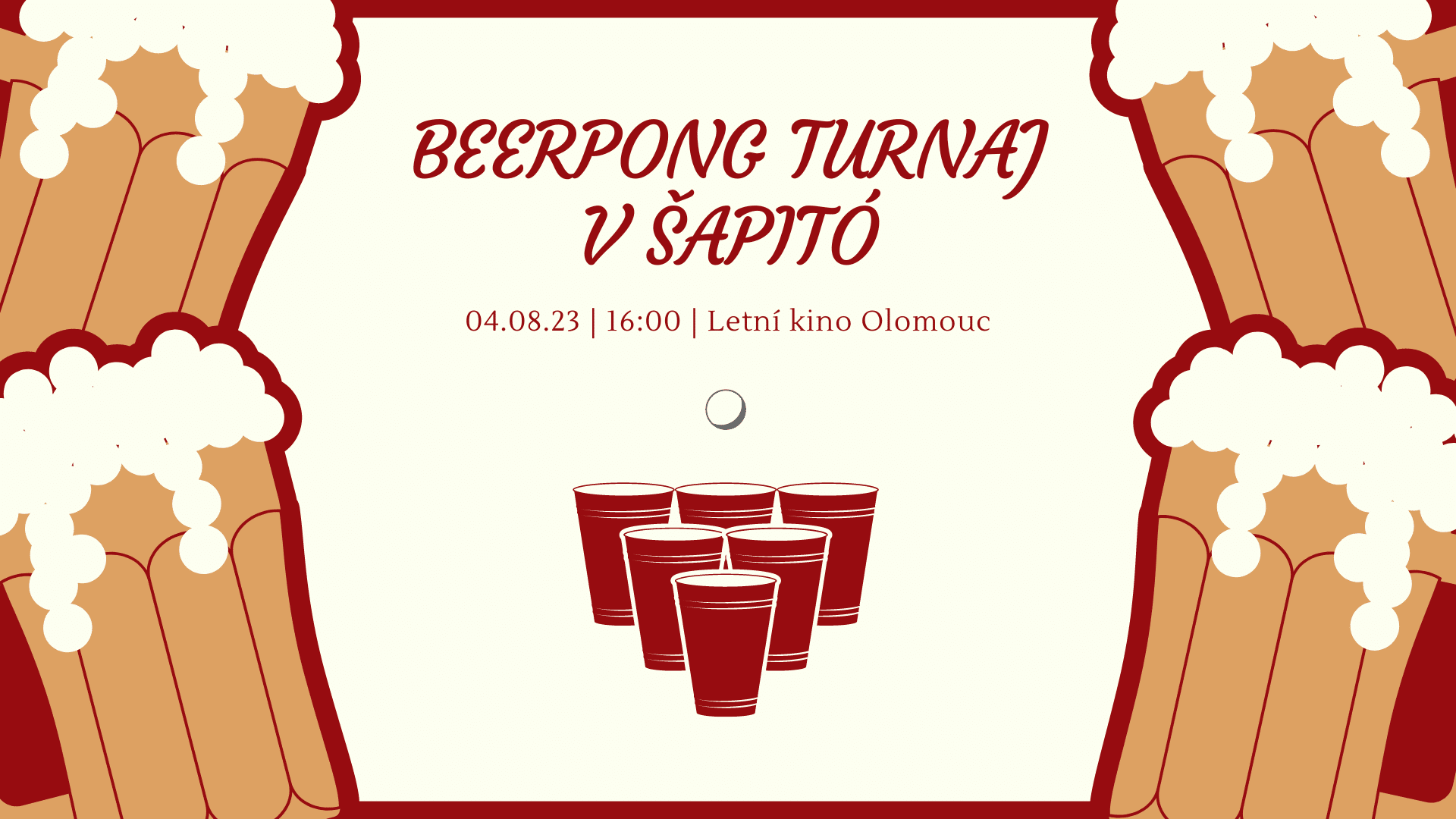 Beerpong v šapitó